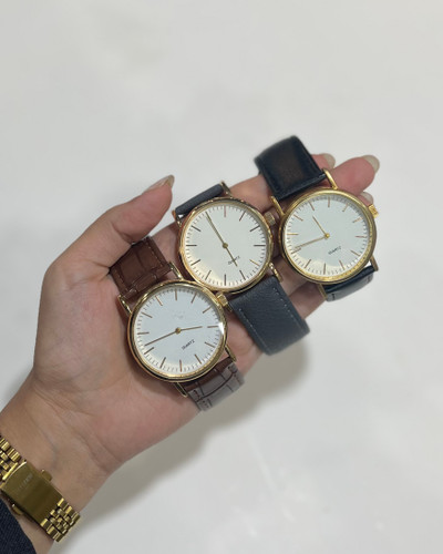 ساعت ساده بندچرم اسپرت برند QUARTZ